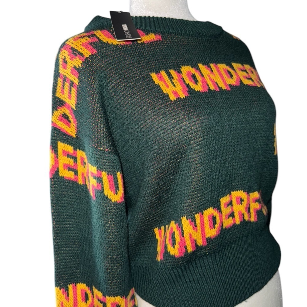 Fashion Nova Women's Green Sweater - Picture 4 of 6